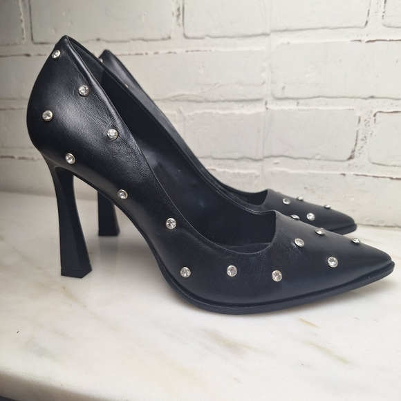 Gianni Bini Shoes - Gianni Bini Black Studded Heels, Size 11